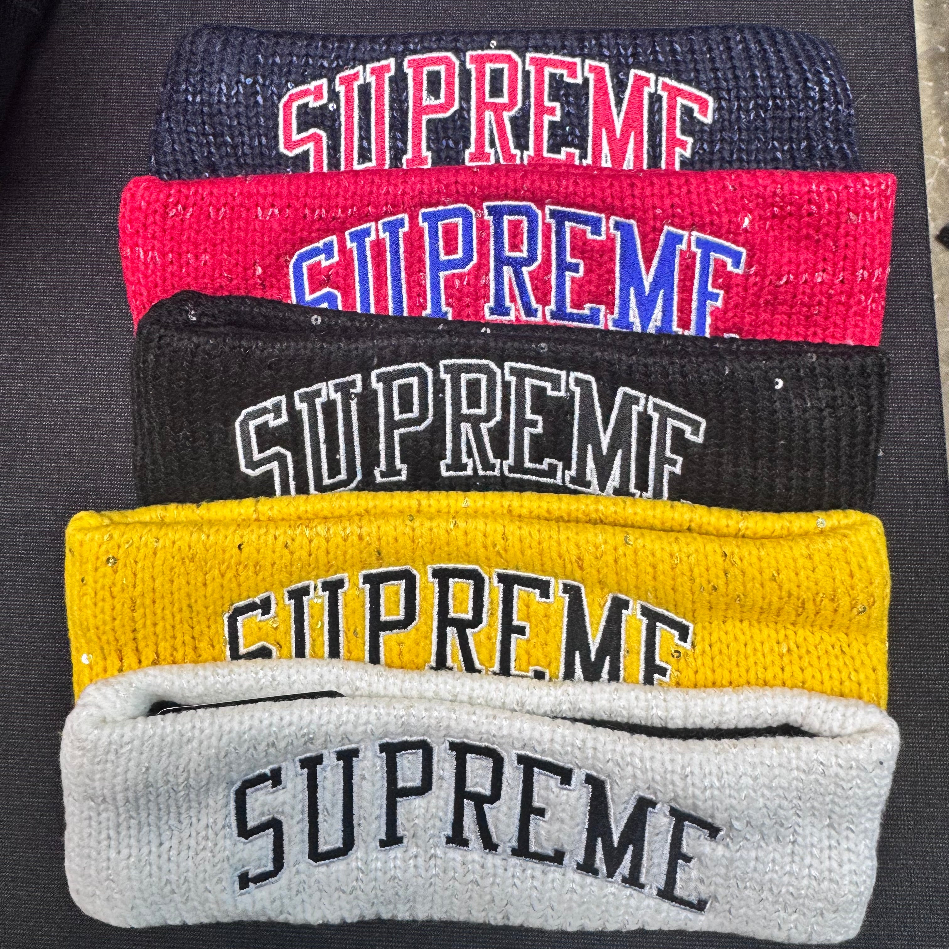 Supreme New Era Sequin Arc Logo Headband