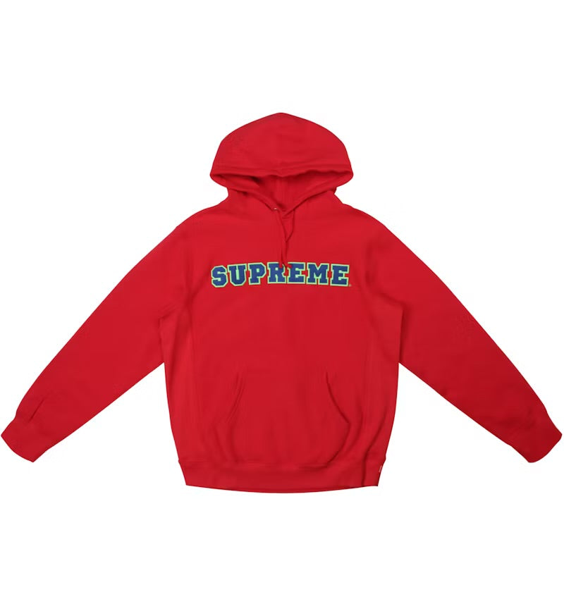 Supreme Cord Collegiate Logo Hoodie