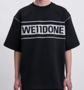 WE11DONE Black Reflective Logo T-Shirt