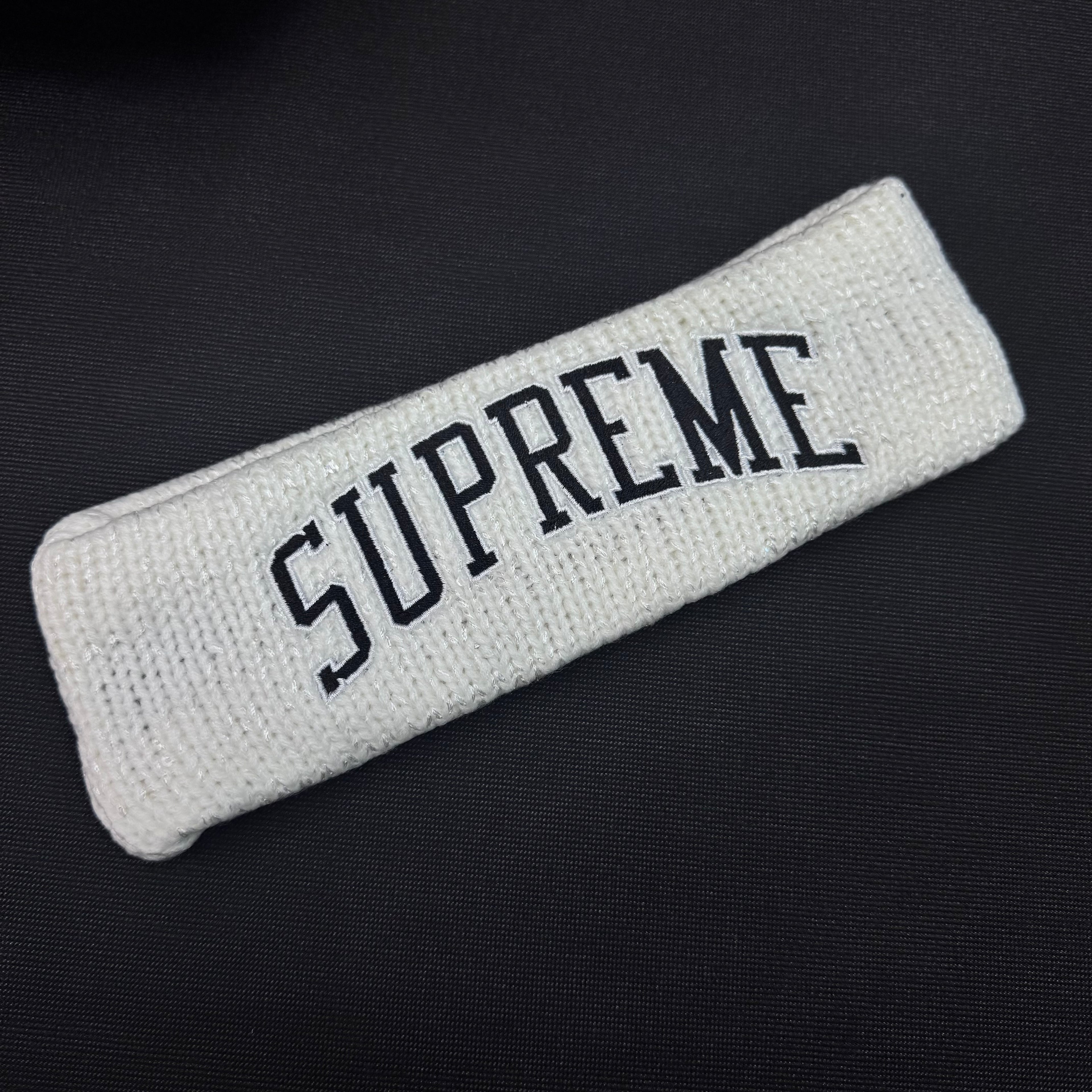 Supreme New Era Sequin Arc Logo Headband