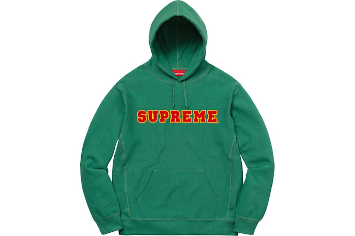 Supreme Cord Collegiate Logo Hoodie