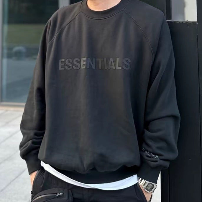 Fear Of God Essentials Crewneck 前字Sweater SS20(Black)