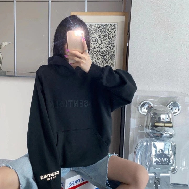 Fear Of God Essentials Pullover 前字衛衣 SS20(Black)