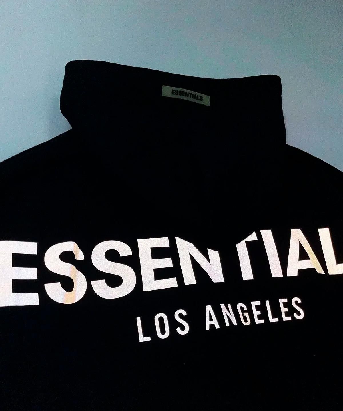 Fear of God Essentials Los Angeles 3M Pullover Hoodie (FW19)