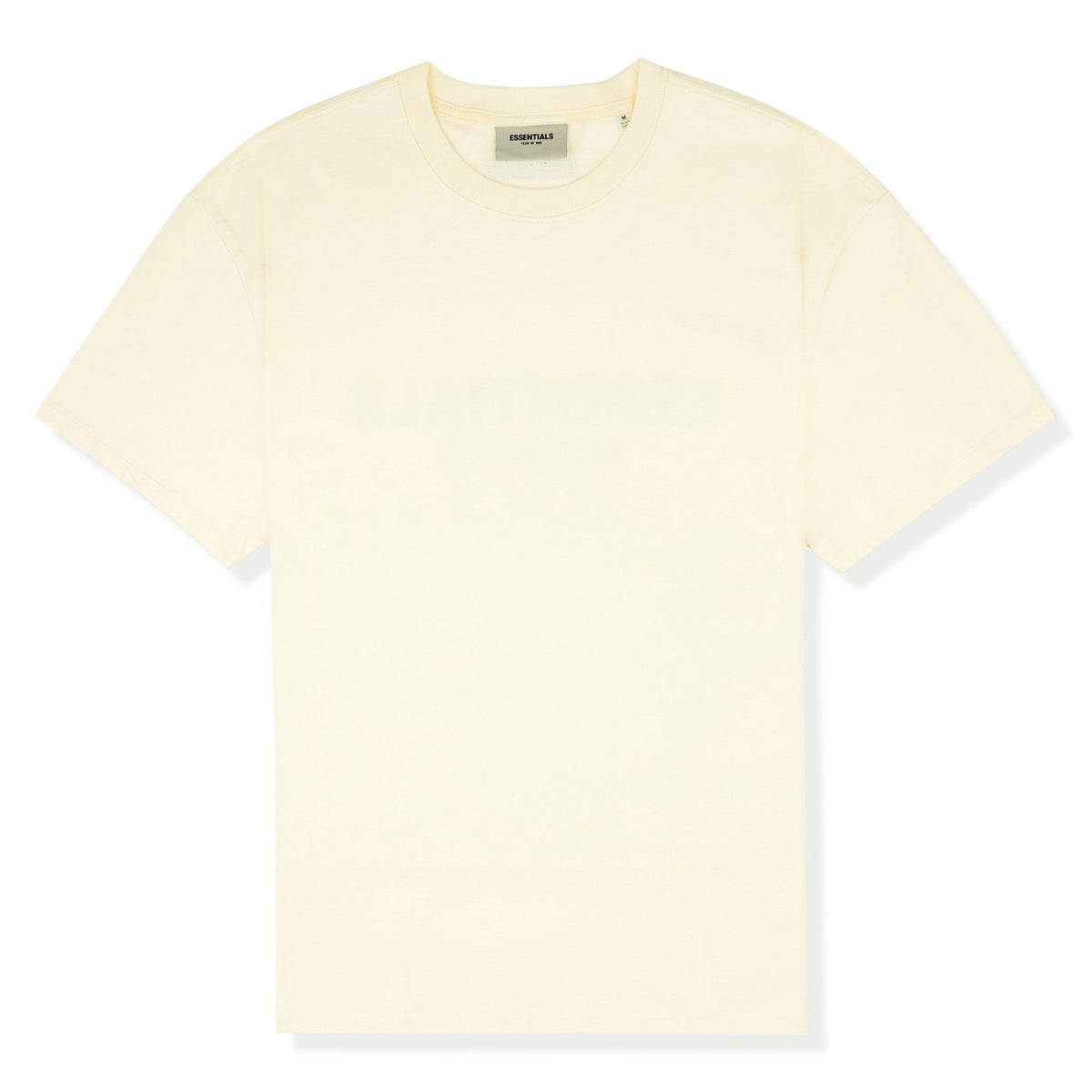 Fear Of God Essentials FW21 Reverse Logo T-Shirt (Cream)