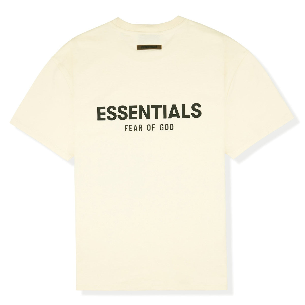 Fear Of God Essentials FW21 Reverse Logo T-Shirt (Cream)