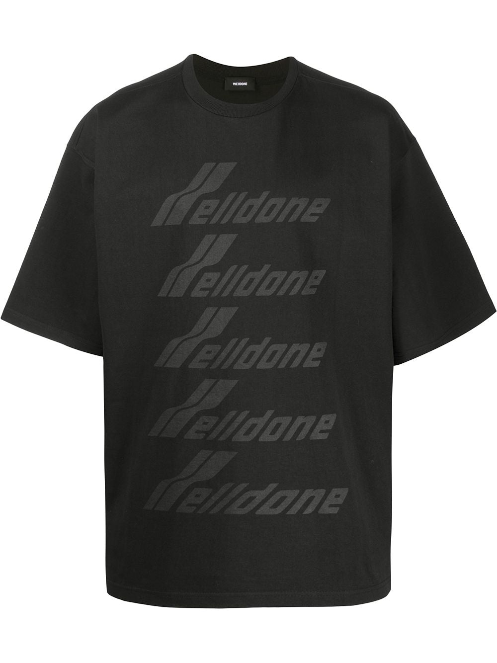 WE11DONE 'WELLDONE' Front Logo T-shirt