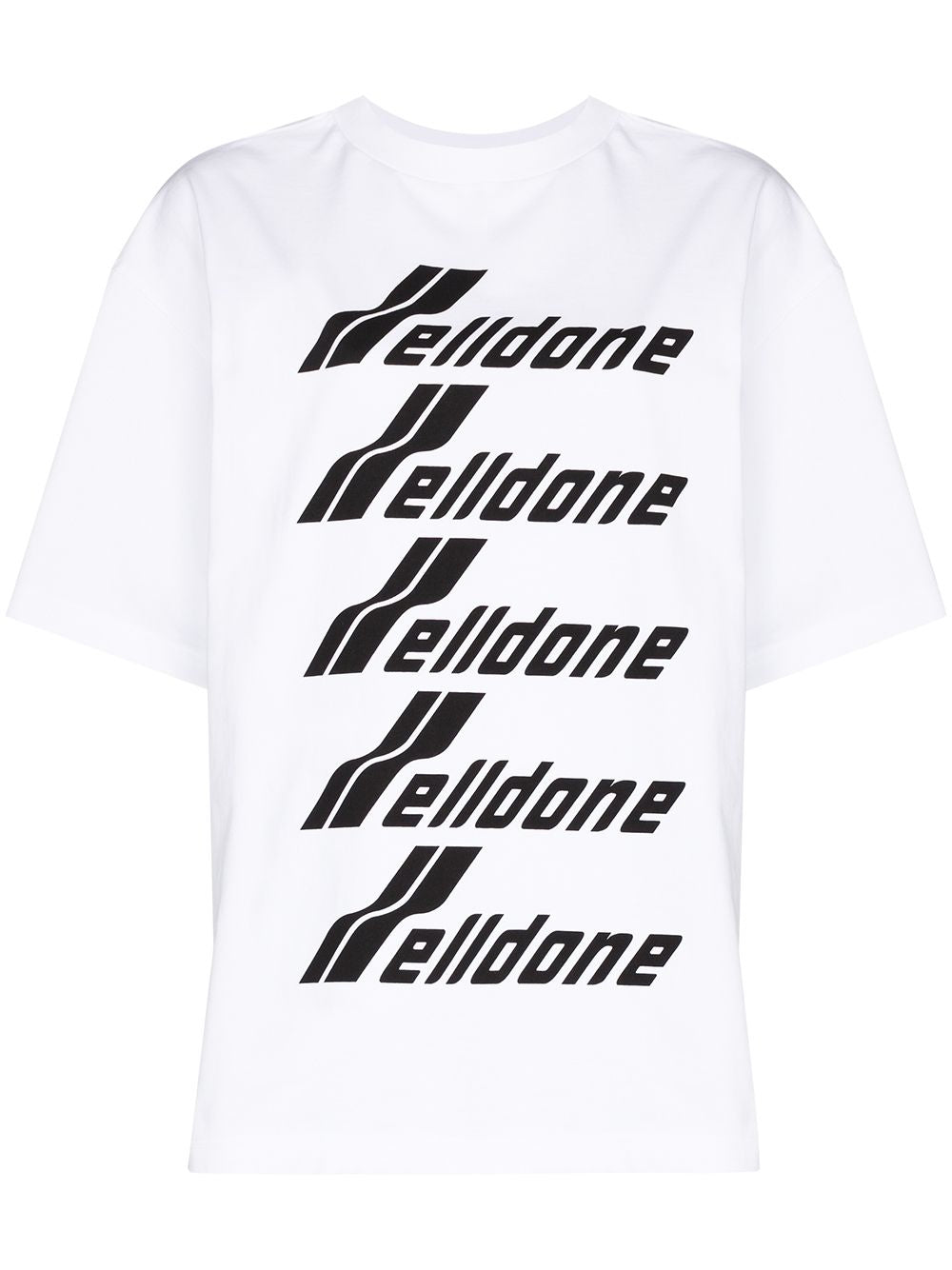 WE11DONE 'WELLDONE' Front Logo T-shirt