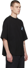 We11done Black Hotfix Patch T-Shirt