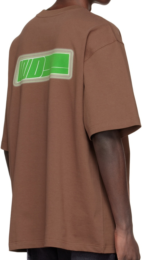 We11done Brown Cotton T-Shirt