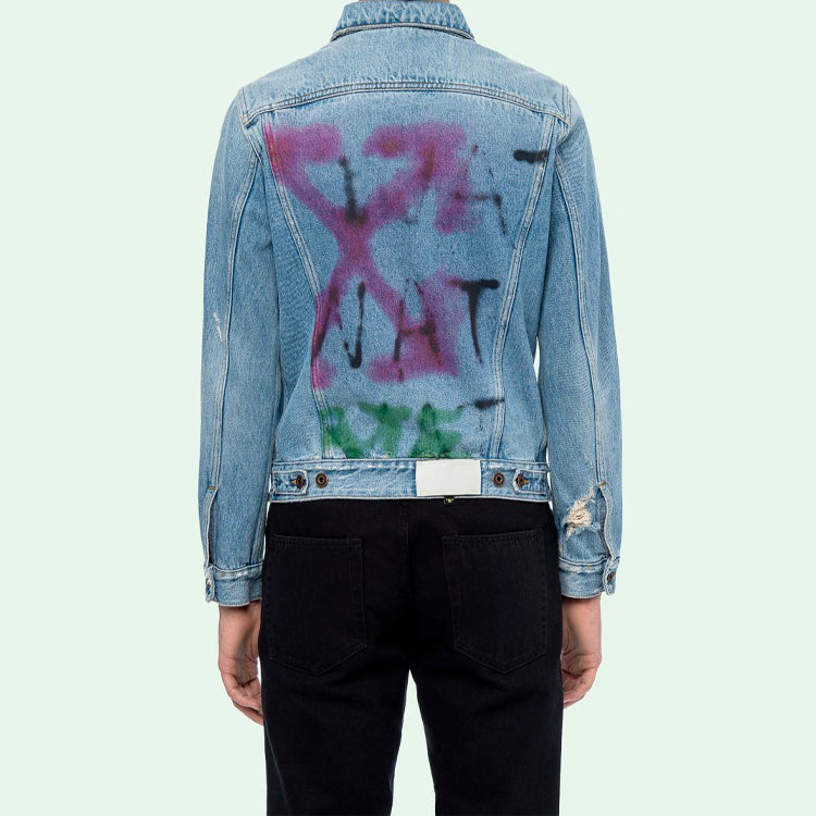Off-White Spray Paint Graffiti Jacket