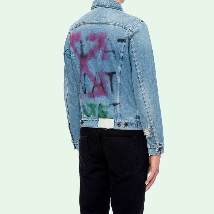 Off-White Spray Paint Graffiti Jacket
