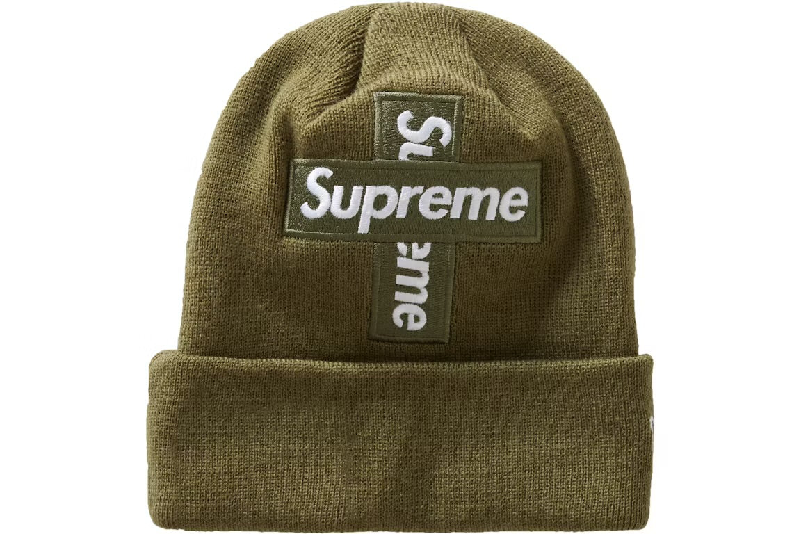 Supreme New Era Cross Box Logo Beanie