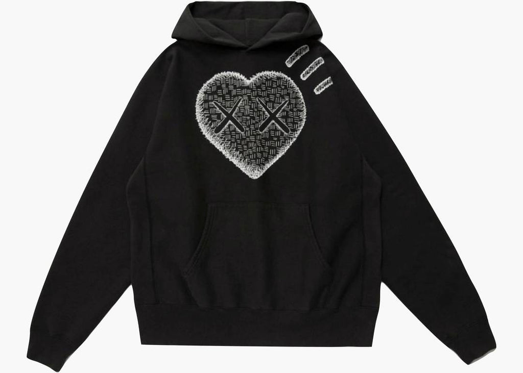 HUMAN MADE X KAWS PIZZA HOODIE #1 BLACK